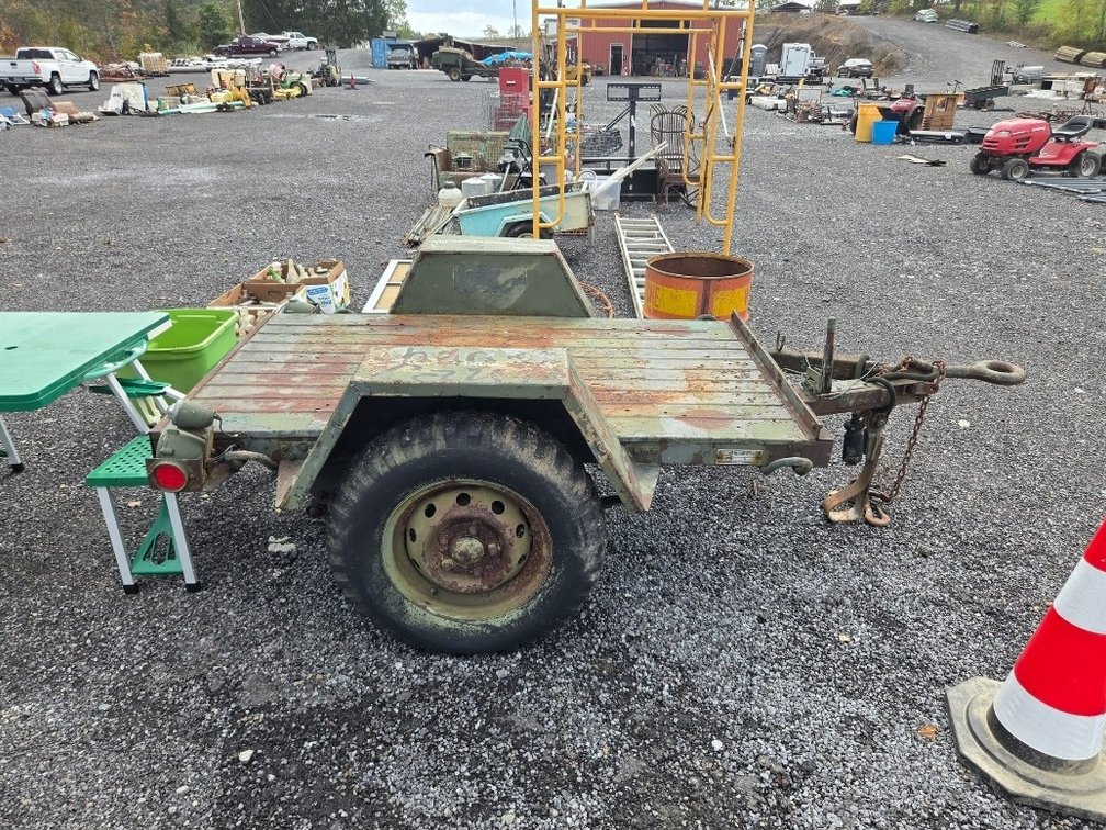 Military trailer.  No title
