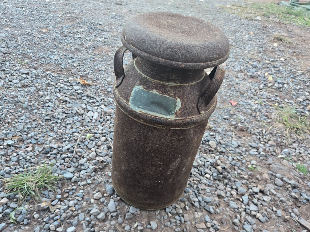 PA Milk Can with Tag