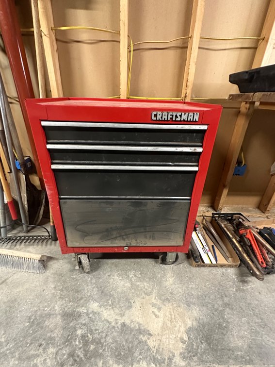 Craftsman Tool Box Cabinet Base on Wheels