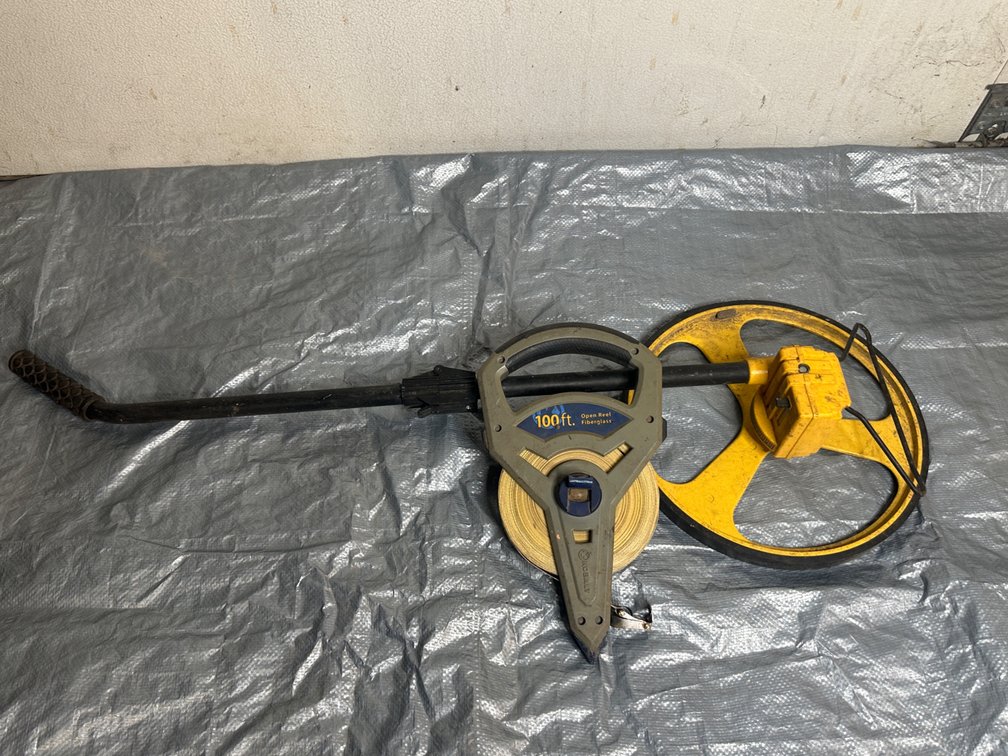 Stanley Measure Wheel and 100' Open Reel