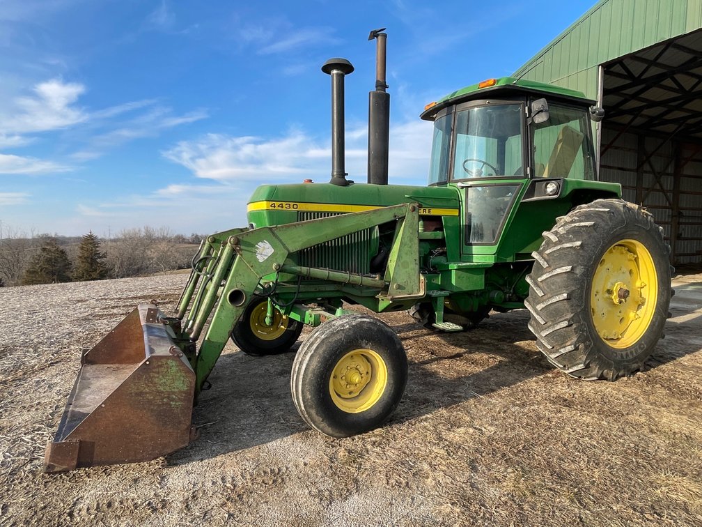 1974 John Deere 4430 Diesel Tractor and Loader