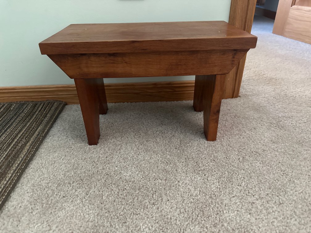Small wooden stool