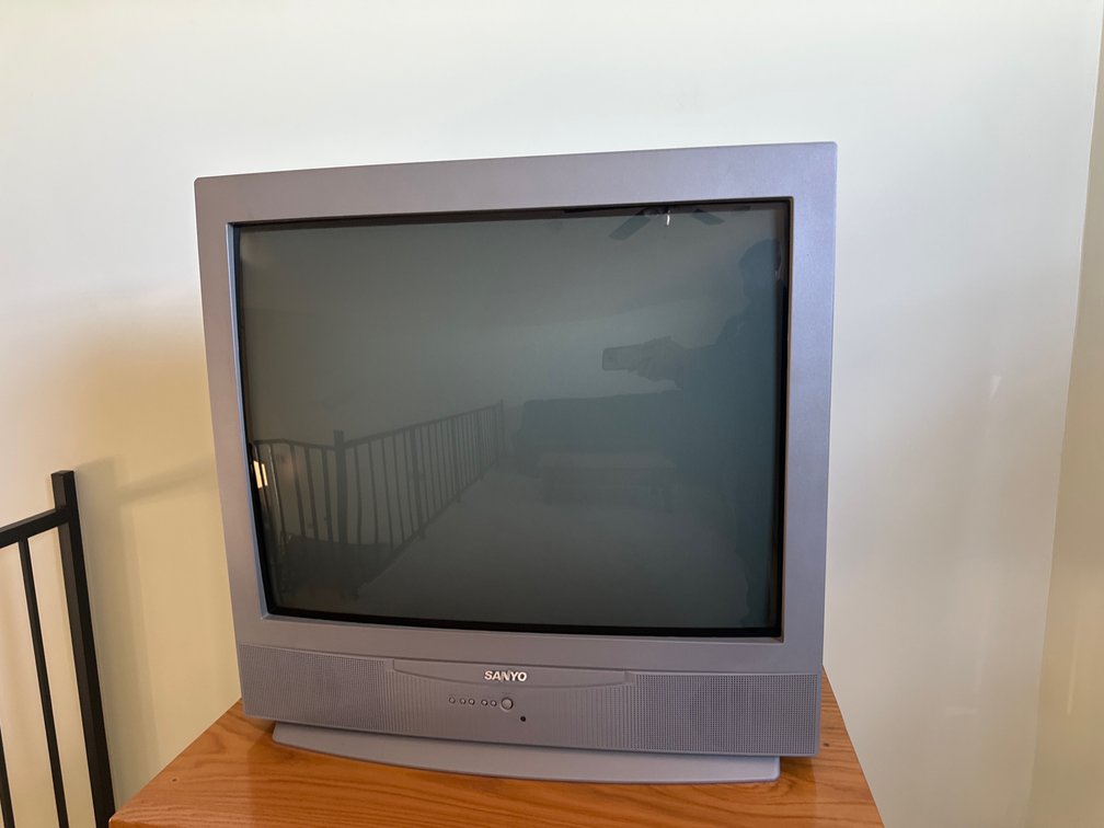 32" Sanyo Tube TV with remote.