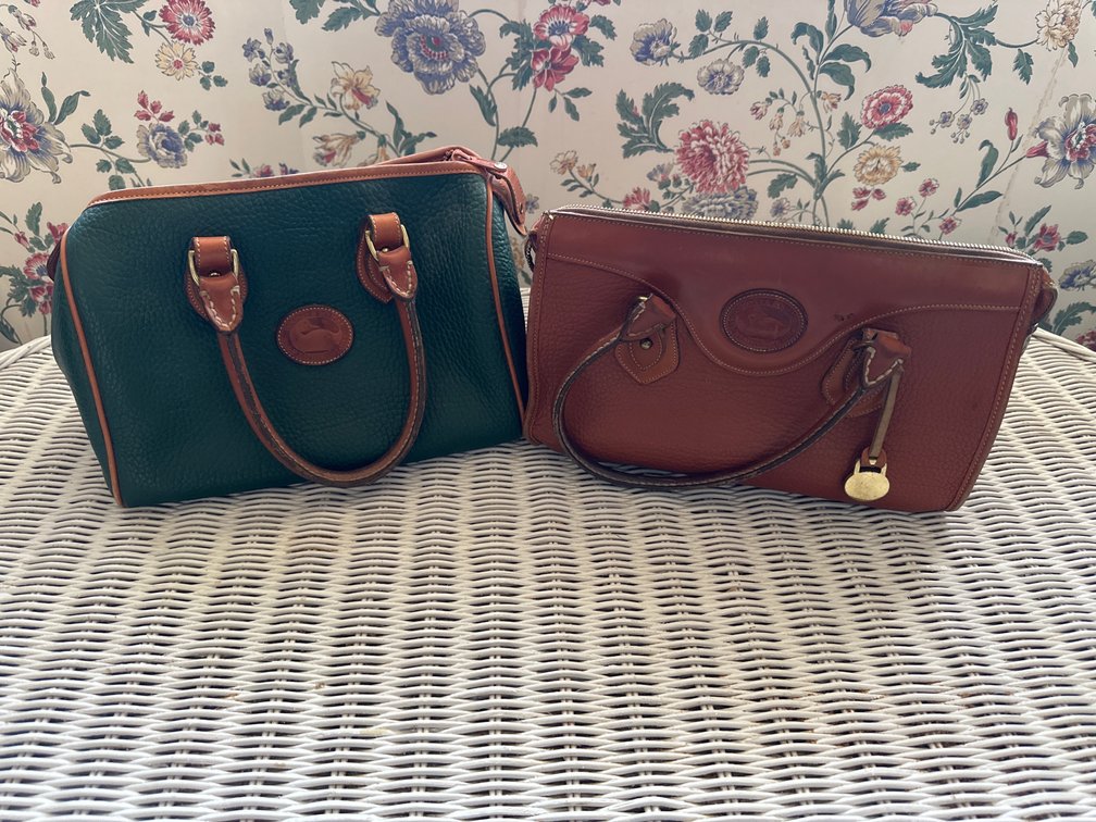 Lot of ladies purses - Dooney & Bourke and Knitted