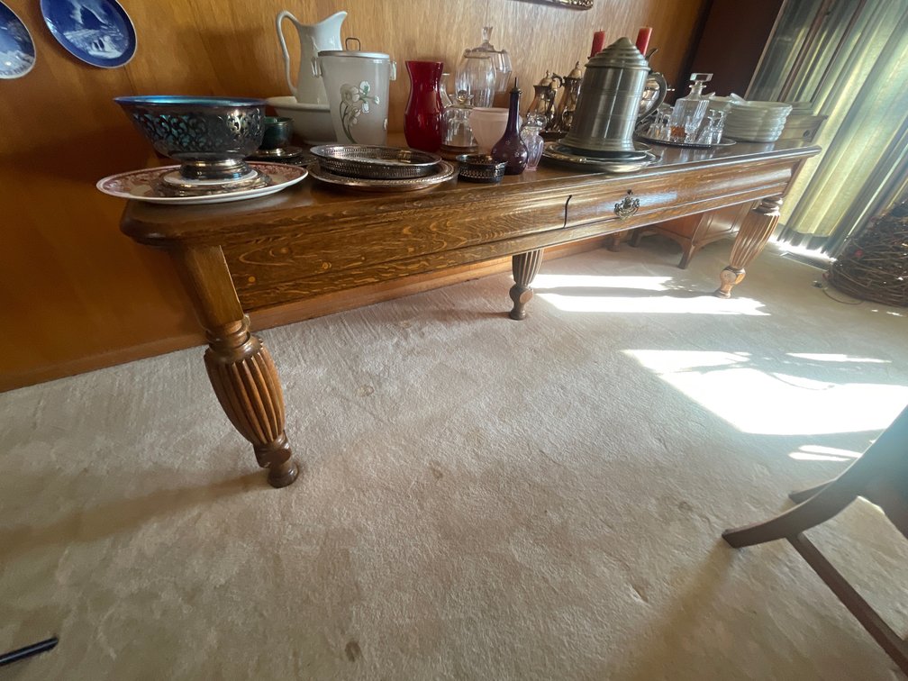 Large Library Table - from UMKC Law School Library c1960
