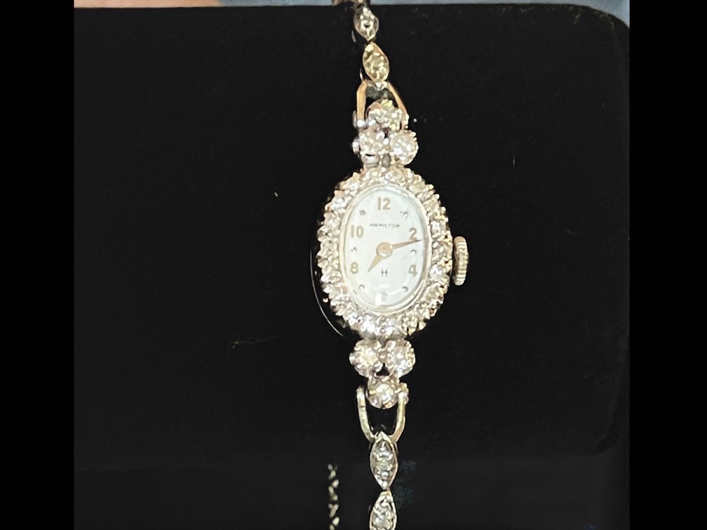 Watch with diamonds