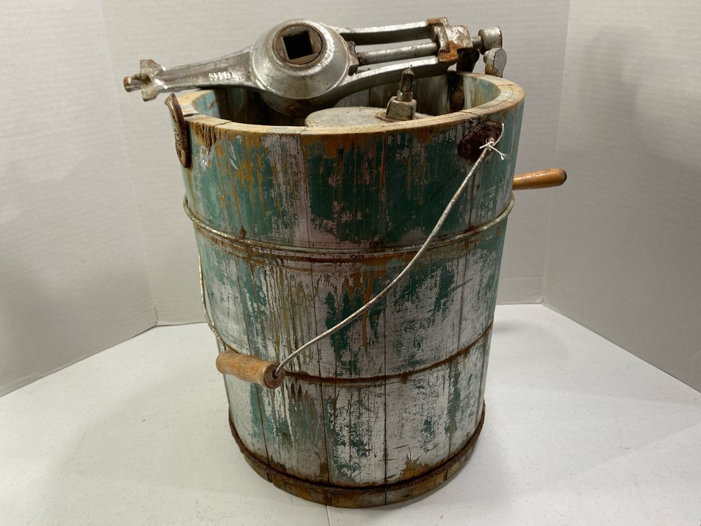 Vintage Hand Crank Ice Cream Churn