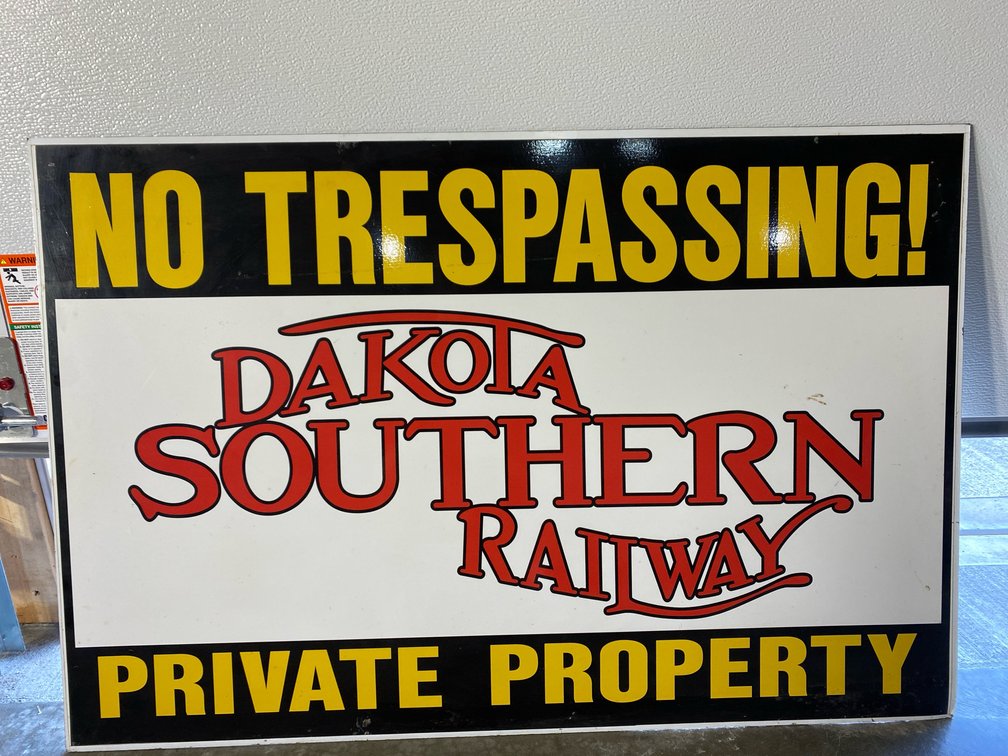 Dakota Southern Railway Sign 