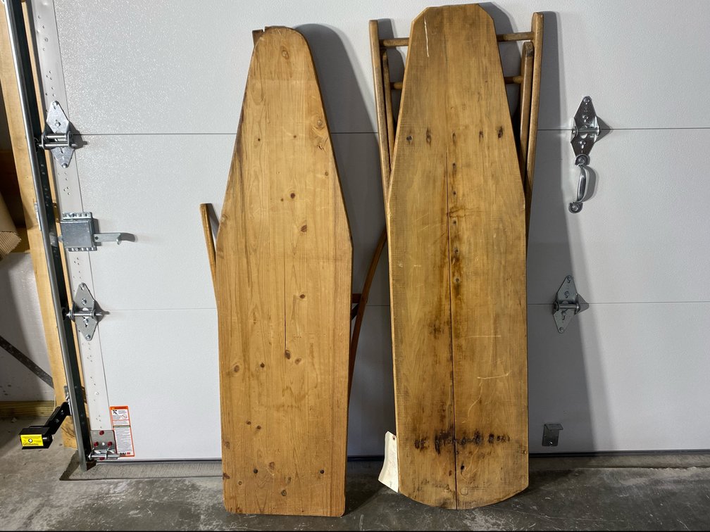 Pair of Wooden ironing Boards 
