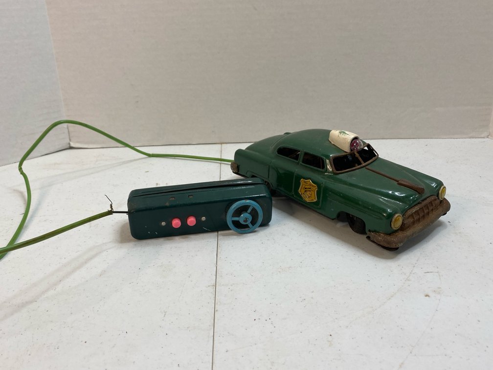Vintage Metal Remote Control Car 