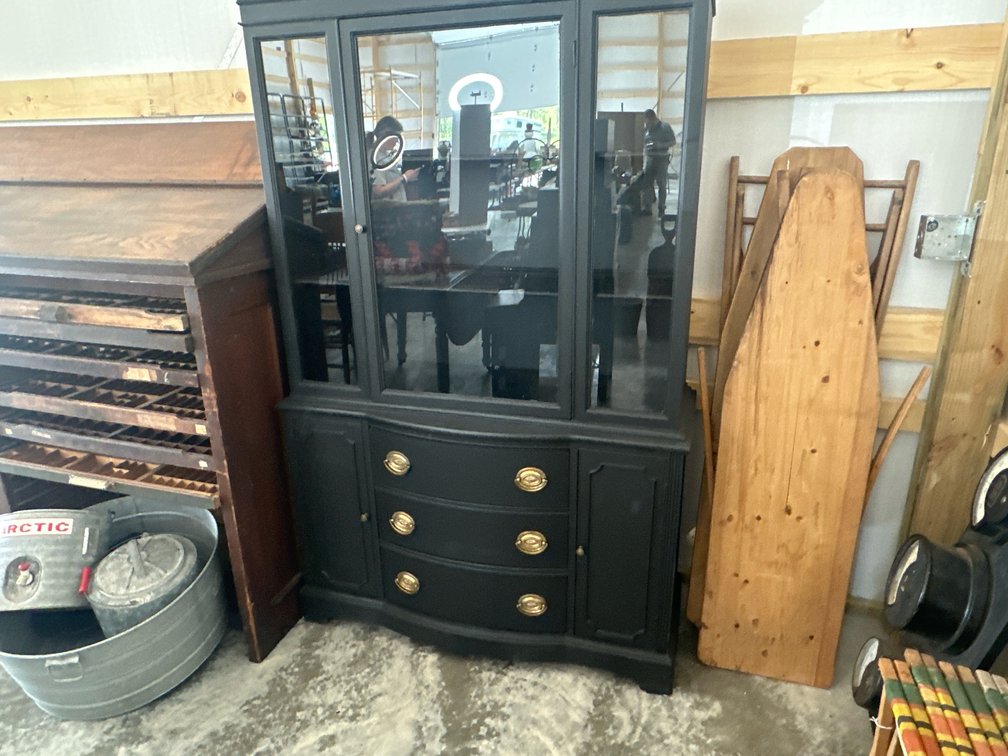 Painted Black Hutch