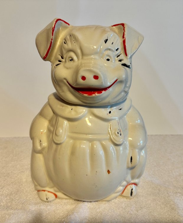 American Bisque Pig Cookie jar