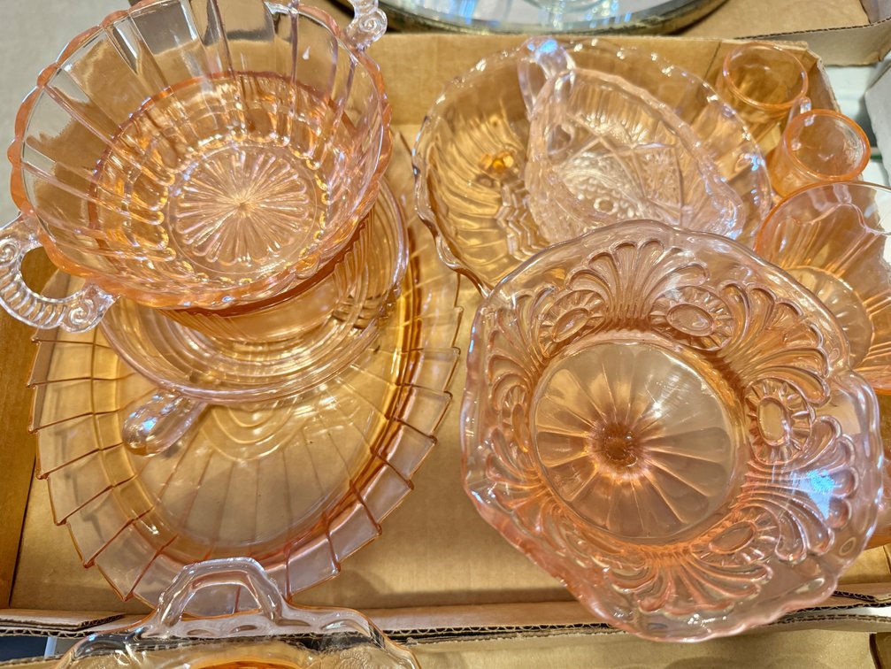Pink Depression Glass