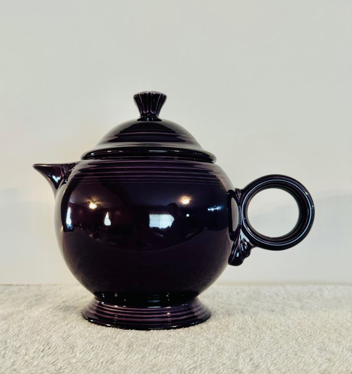 Fiesta Teapot Plum