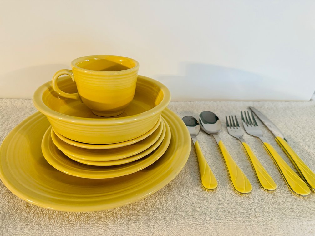 Fiesta Dish Set Yellow