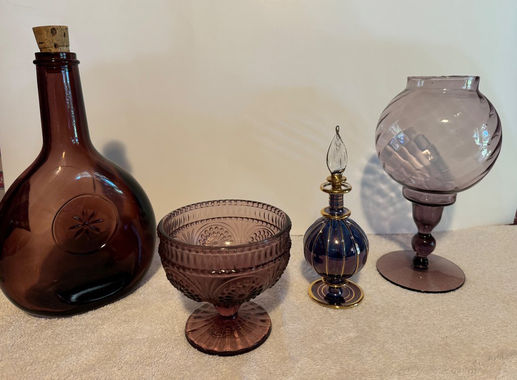 Purple Glassware