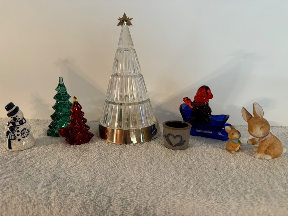 Holiday Glass Pieces