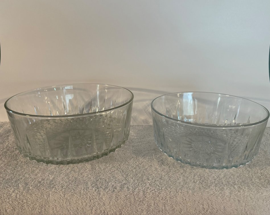 Clear Glass Bowls and more (8 pieces)