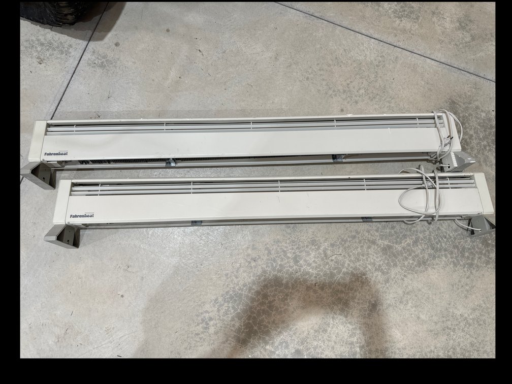 Two Fahrenheat 110 V Portable Heaters