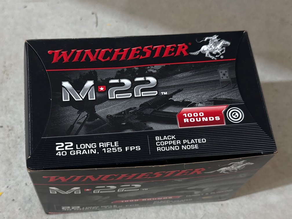 Ammunition. Winchester 22 Long Rifle