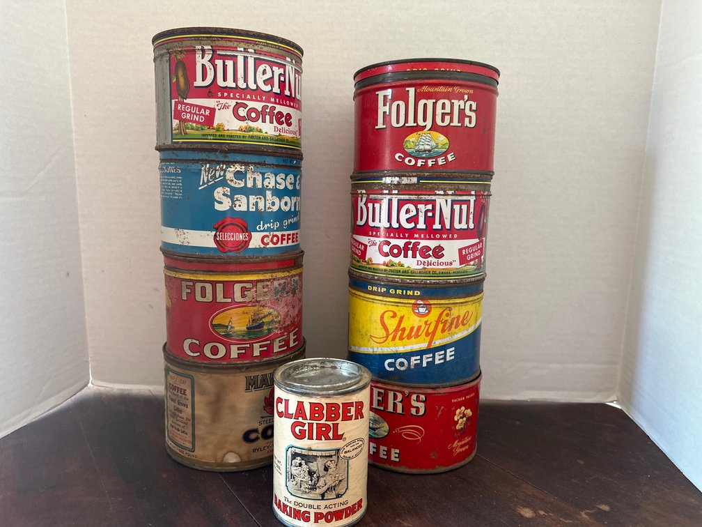 8 or more coffee cans