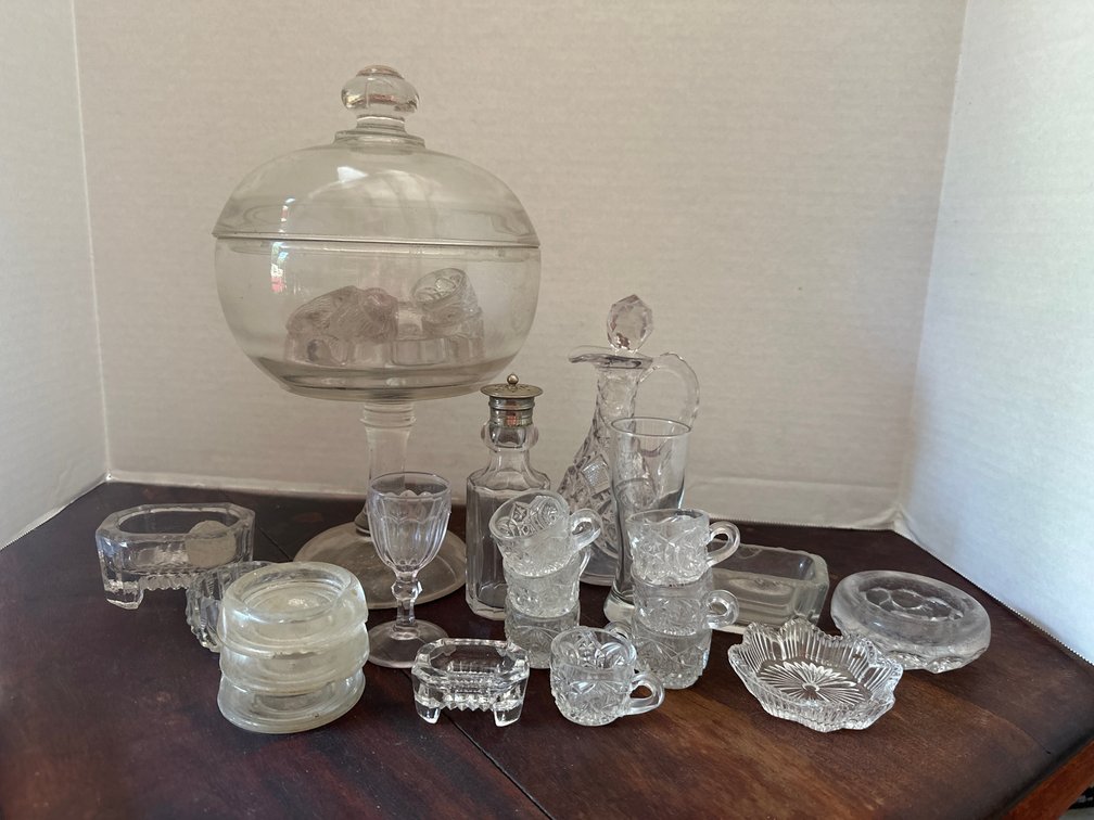 Clear Glass Candy Bowl and More!