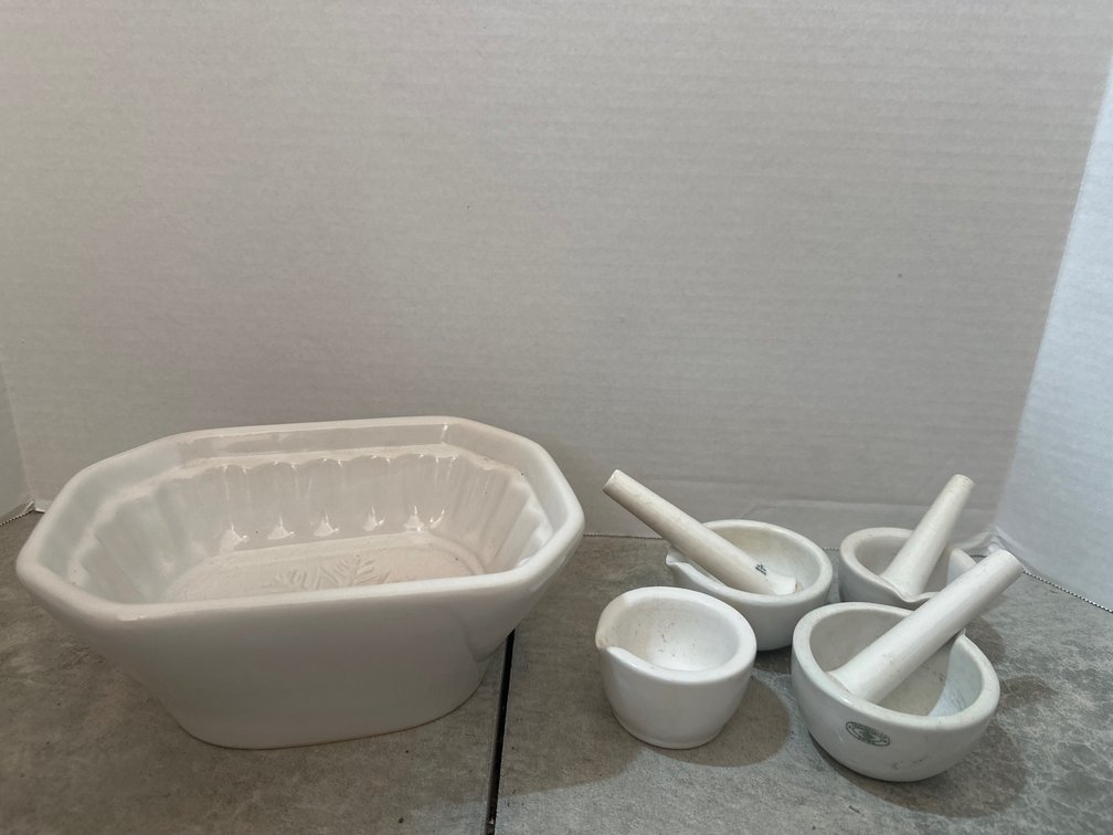 Mortars and Pestles and Jell-O Mold