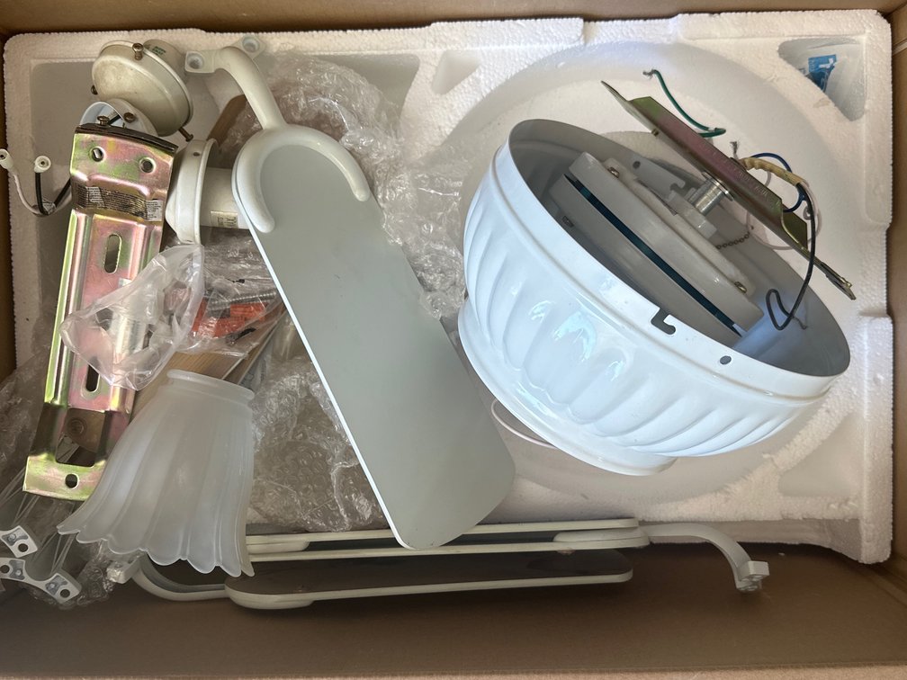 Used white ceiling fan