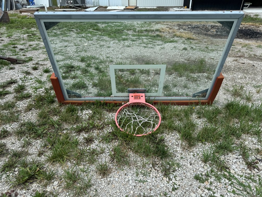 Glass Basketball Goal
