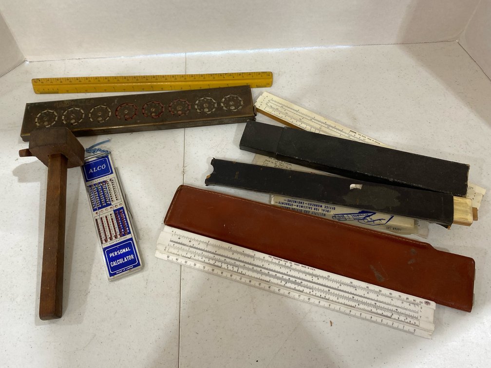Slide Rulers and Primitive Calculators