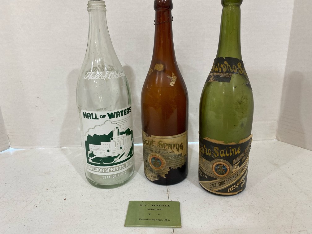 Excelsior Springs Water Glass Bottles