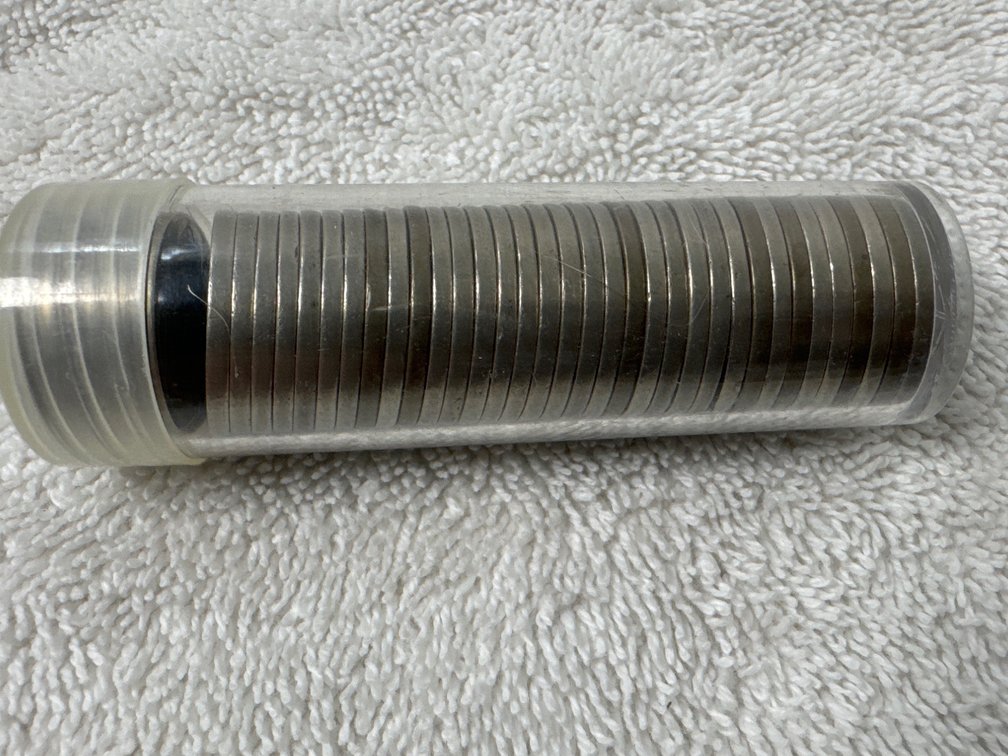 Roll of buffalo nickels