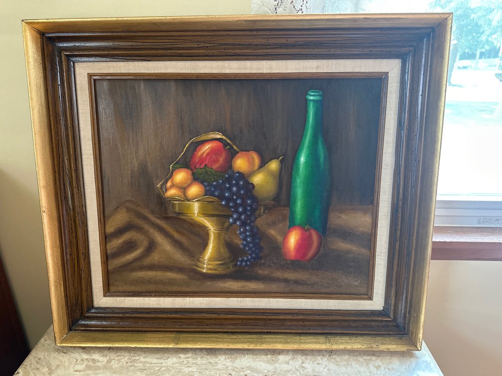 Still Life Framed Painting by Bruce Burstert