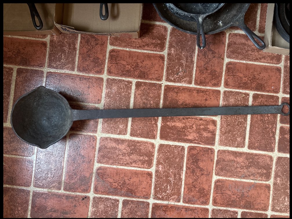 Large Cast Iron Ladle 