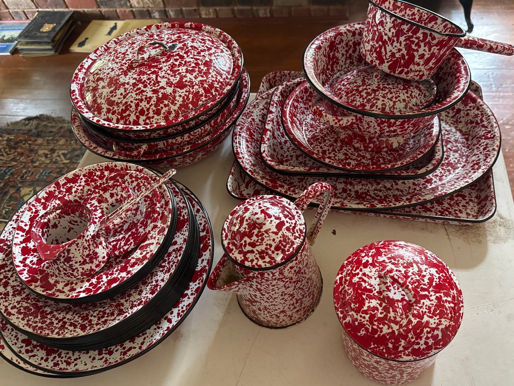 Red Splatterware
