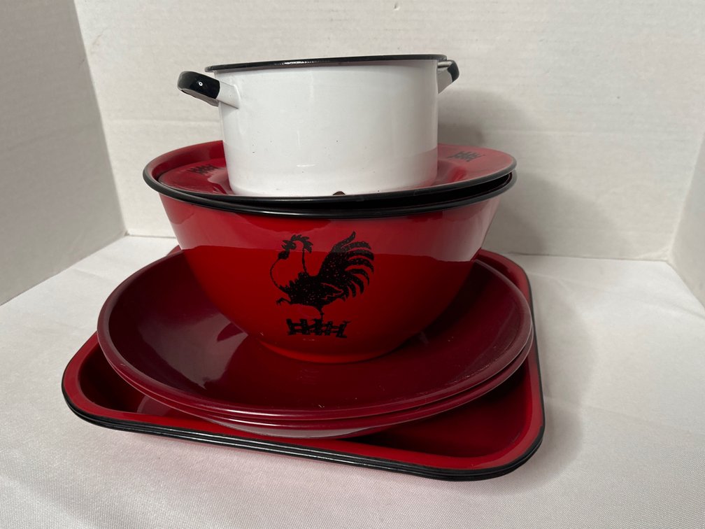 Red Enamelware