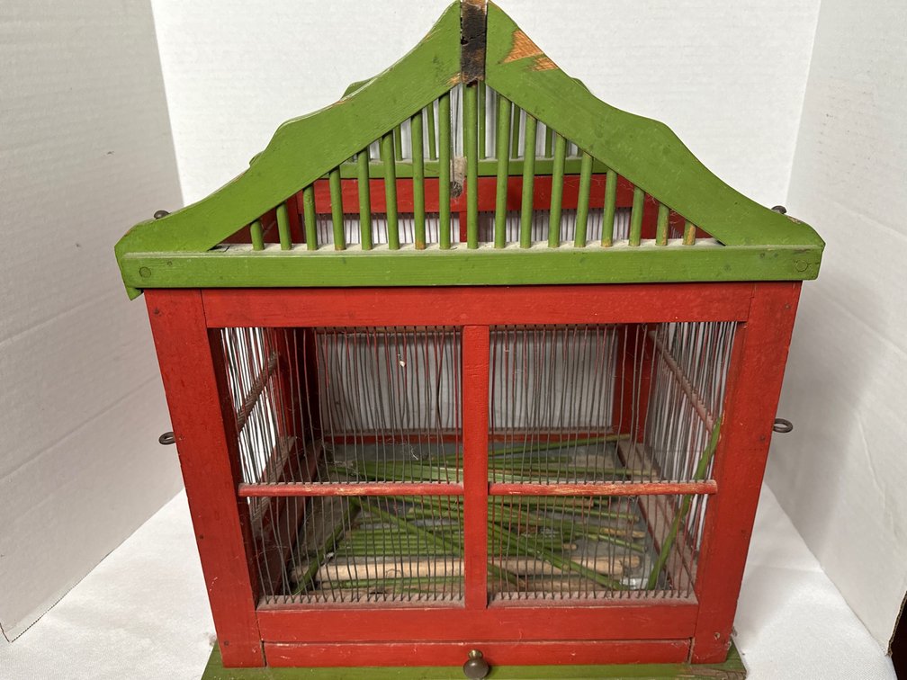 Wooden Bird Cage