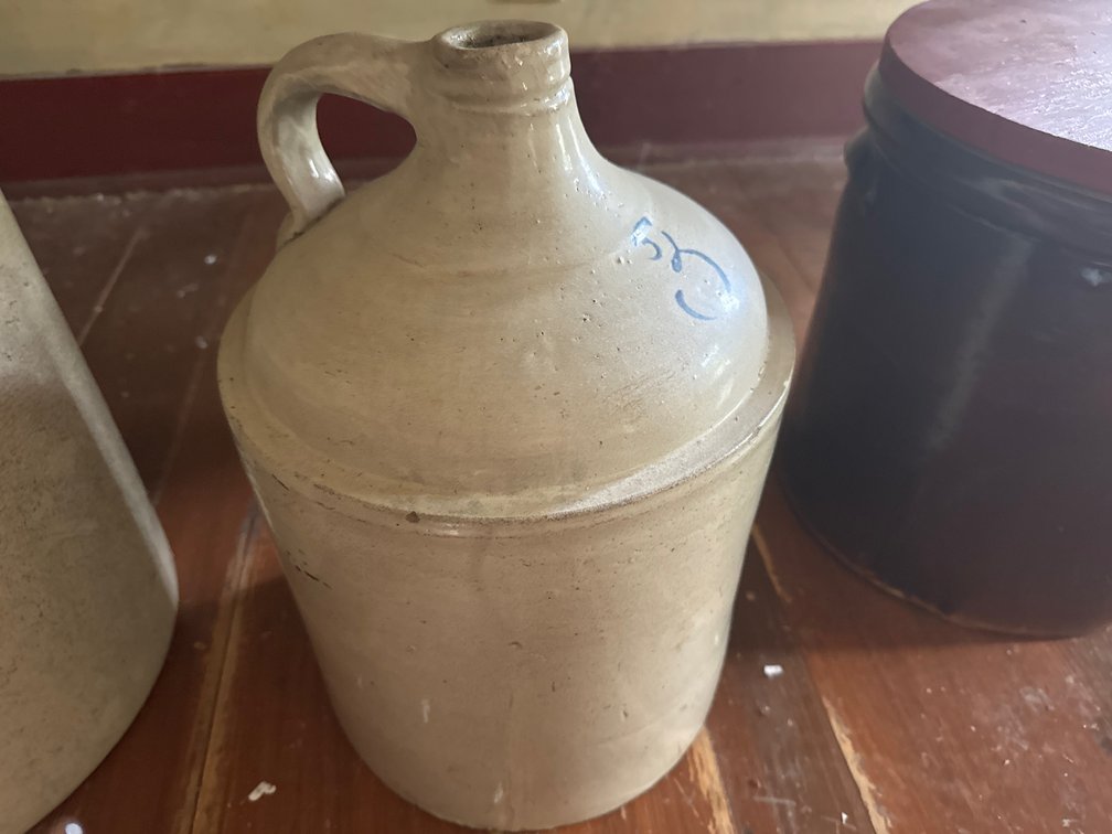 Number 3 Crock Jug with Handle