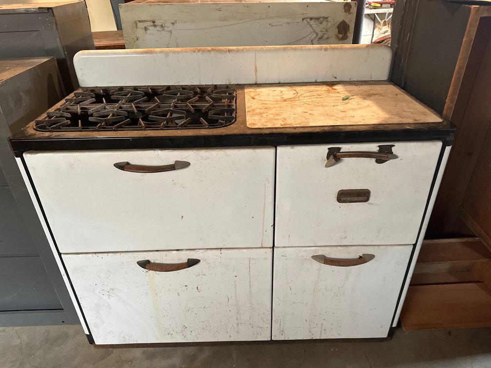 Vintage Enamel Kerosene Stove New Perfection Brand