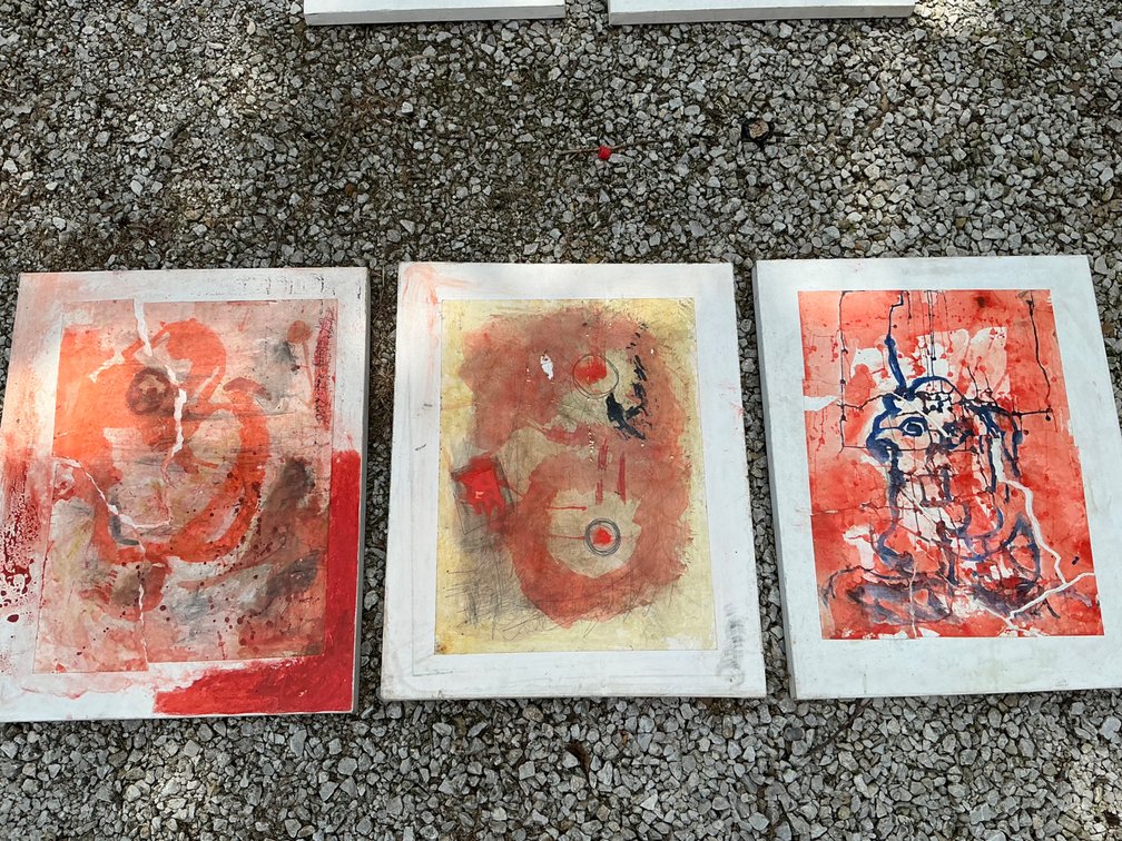 Lot 1 of 3 "Broken Peace Treaty" by Bruce Burstert