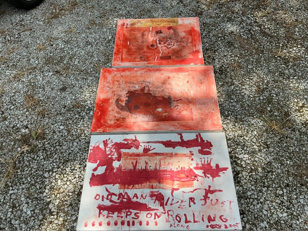 Lot 3 of 3 "Broken Peace Treaty" by Bruce Burstert