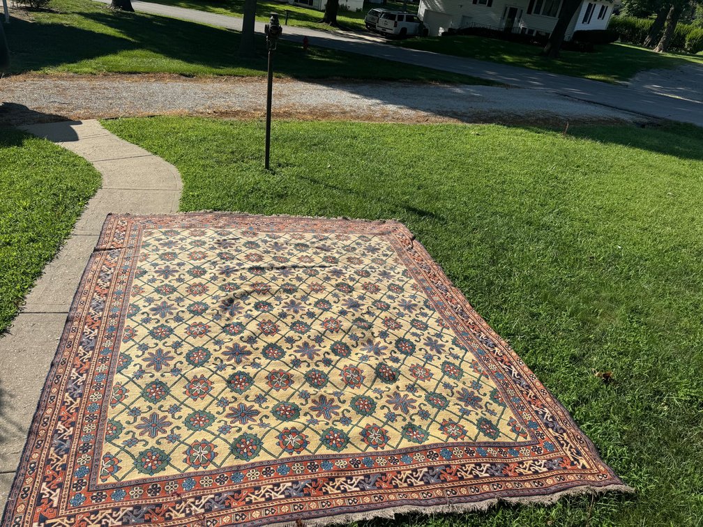 Red, Green, Blue Area Rug