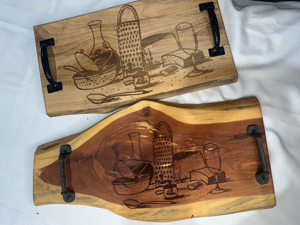 Handmade Wood Items Lot 8 of 19, charcuterie