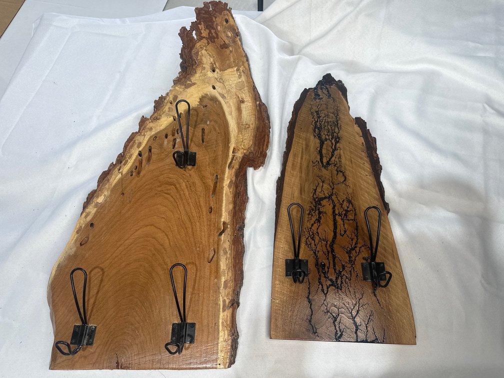 Handmade Wood Items Lot 12 of 19, fractural burn decor