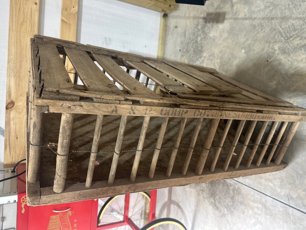 Wooden Chicken Crate