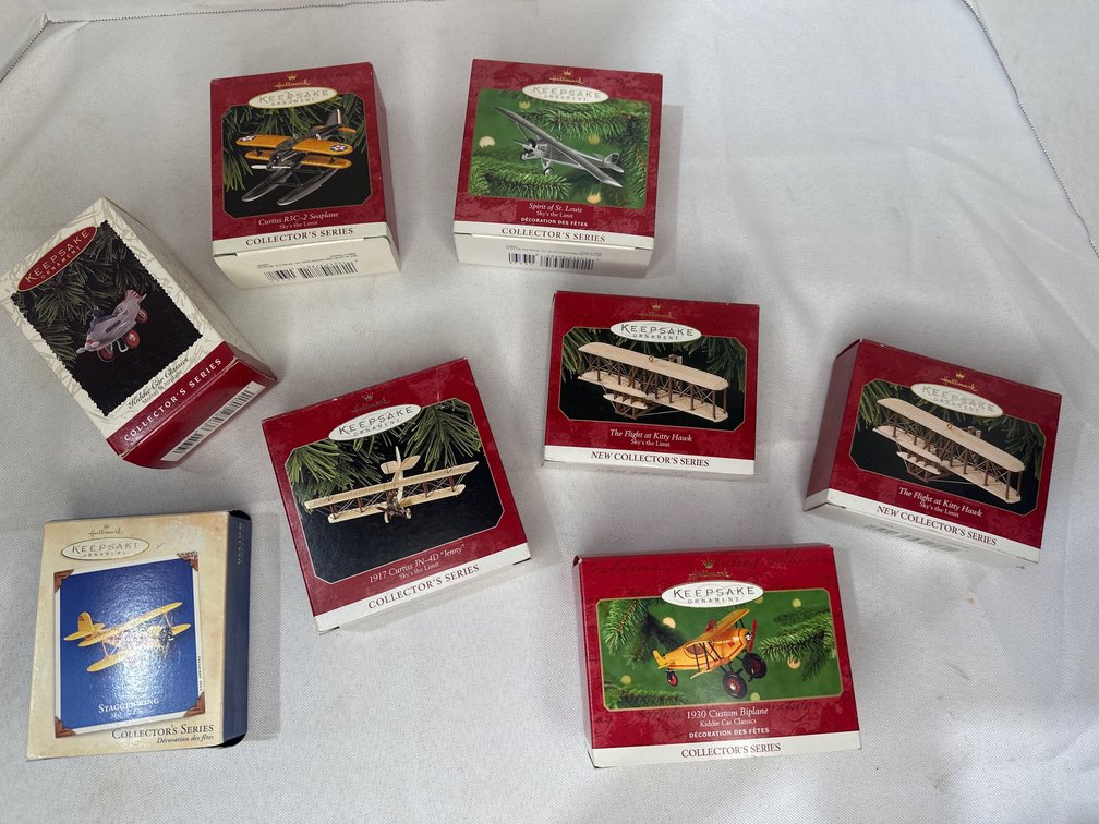 Airplane Hallmark Ornaments