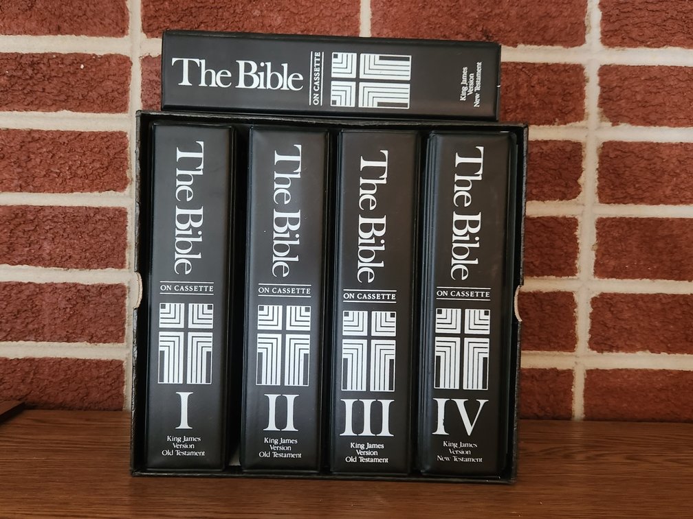 The Bible on cassette