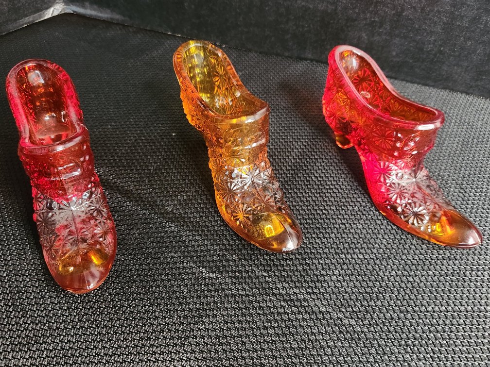 Glass Button Slippers