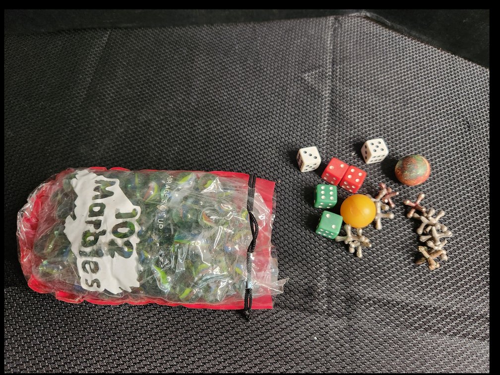 Marbles and Old Jacks Set