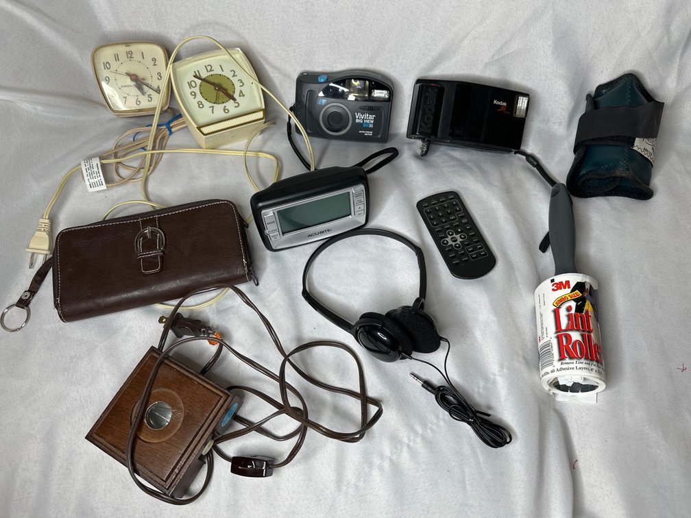 Clocks, cameras and mor